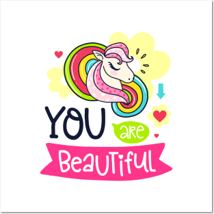 You are beautiful Posters and Art